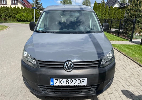 Volkswagen Caddy cena 36900 przebieg: 100000, rok produkcji 2013 z Koszalin małe 301